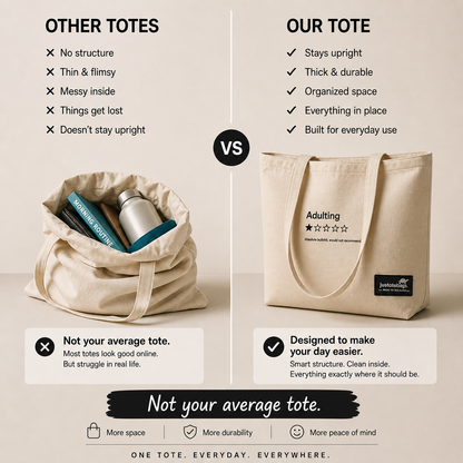 Quote Bags - Adulting is Overrated