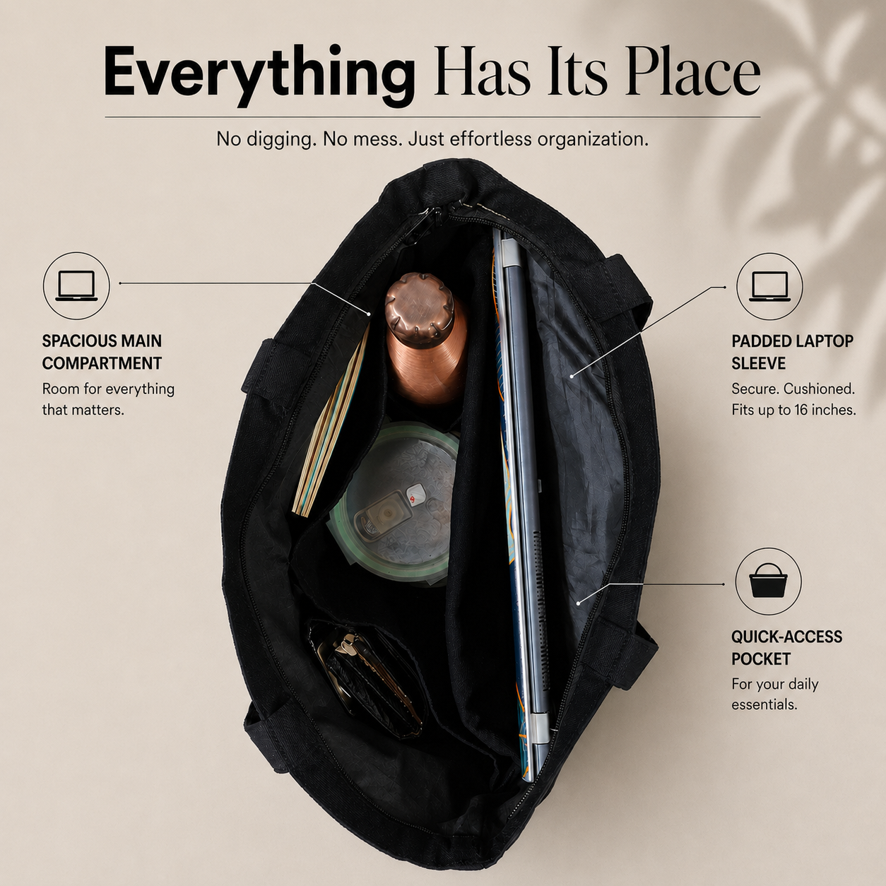 Essential - Noir Essence (Zip Closure)