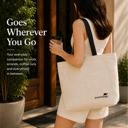 Essential Tote - Neutral Serenity (Button Closure)