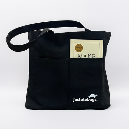 Essential Tote - Noir Essence (Button Closure)