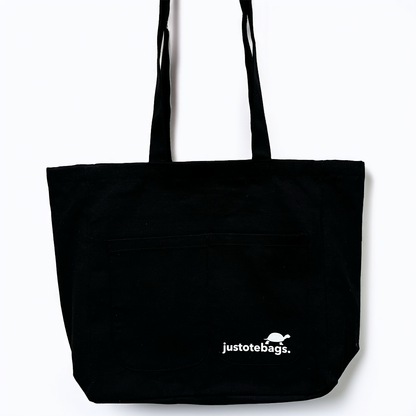 Essential Tote - Noir Essence (Button Closure)