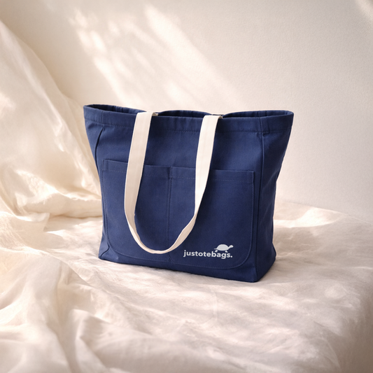 Essential Tote - Midnight Glacier (Button Closure)